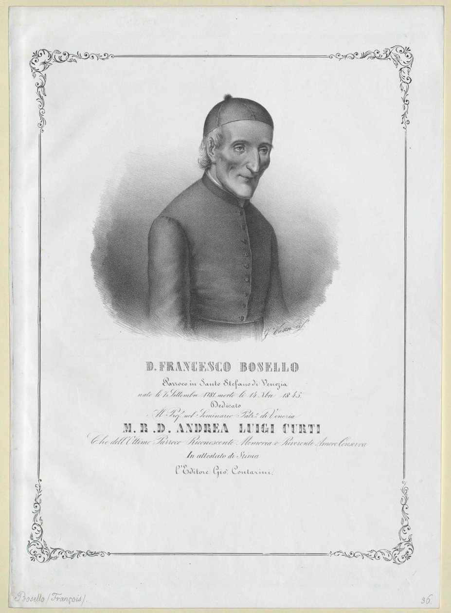 Francesco Bosello (imprimir) de Artist Unknown