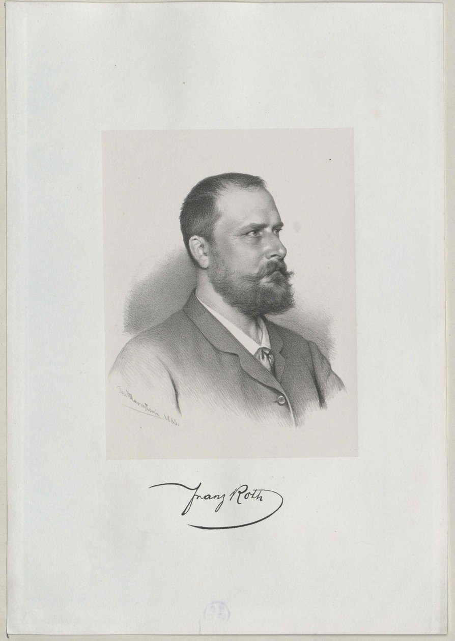 Franz Roth (imprimir) de Artist Unknown