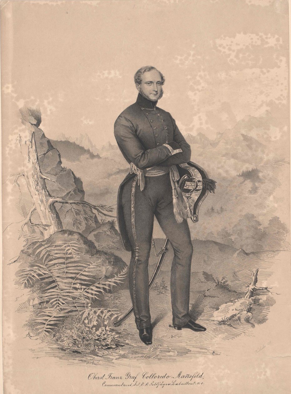 Franz Count Colloredo-Mannsfeld de Artist Unknown