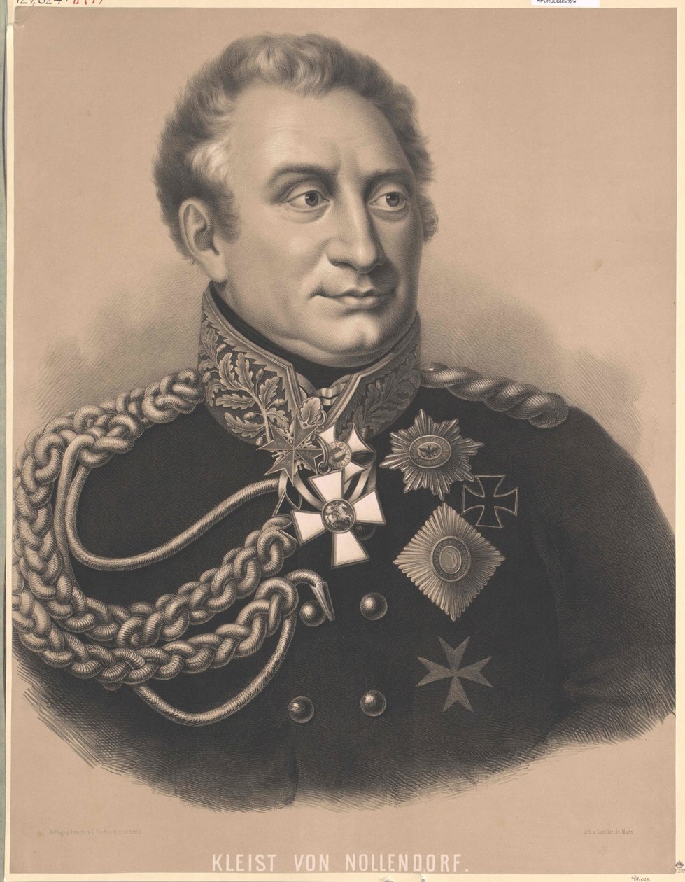 Frederic Henry count Brill von Nollendorf (huella) de Artist Unknown