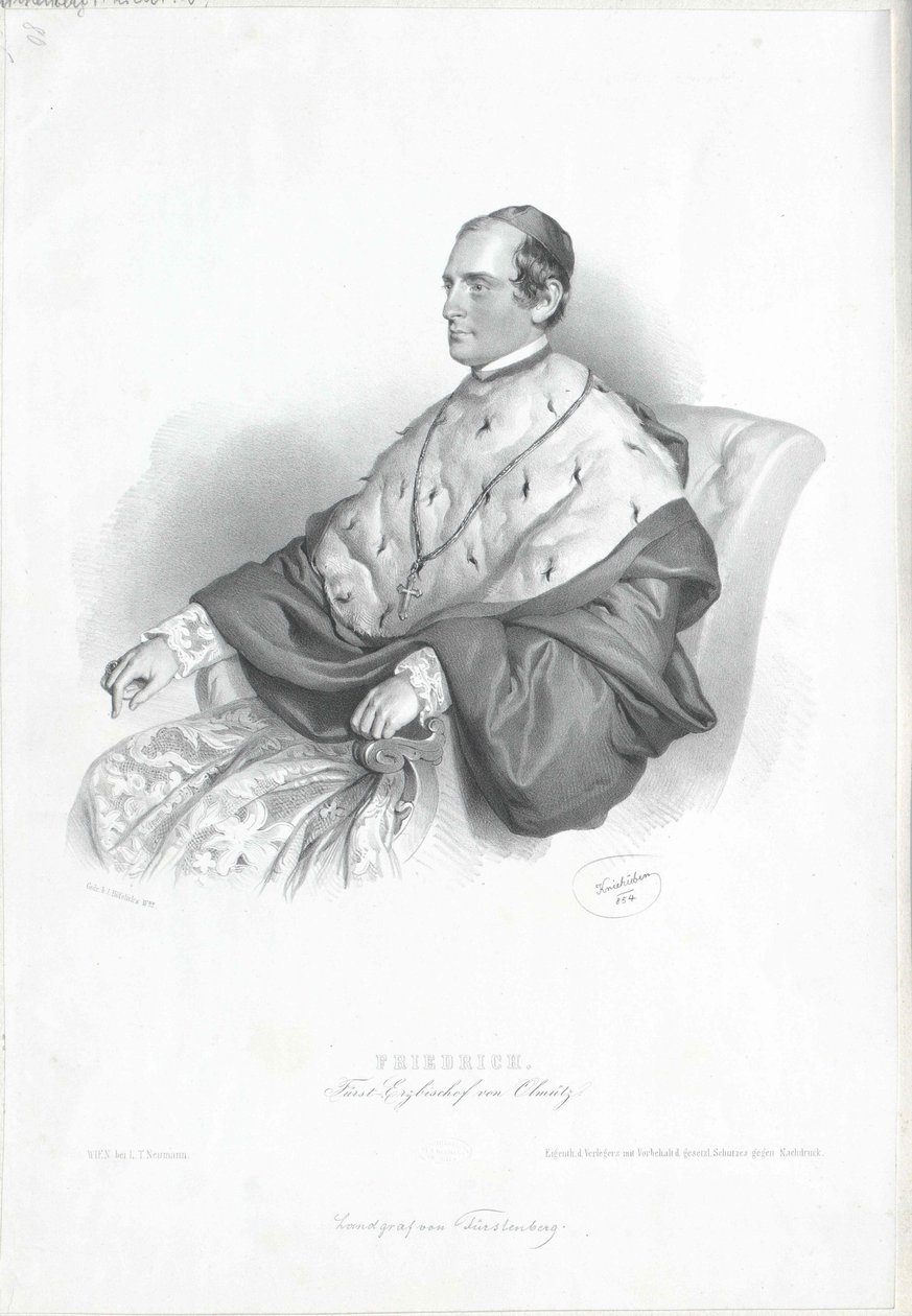 Federico Egon Landgrave Fuerstenberg de Artist Unknown