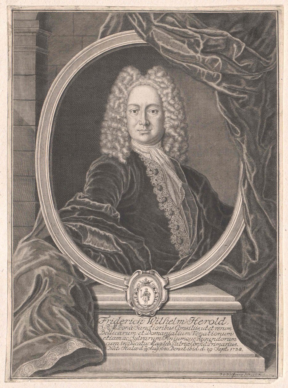 Friedrich Wilhelm Herold (imprimir) de Artist Unknown