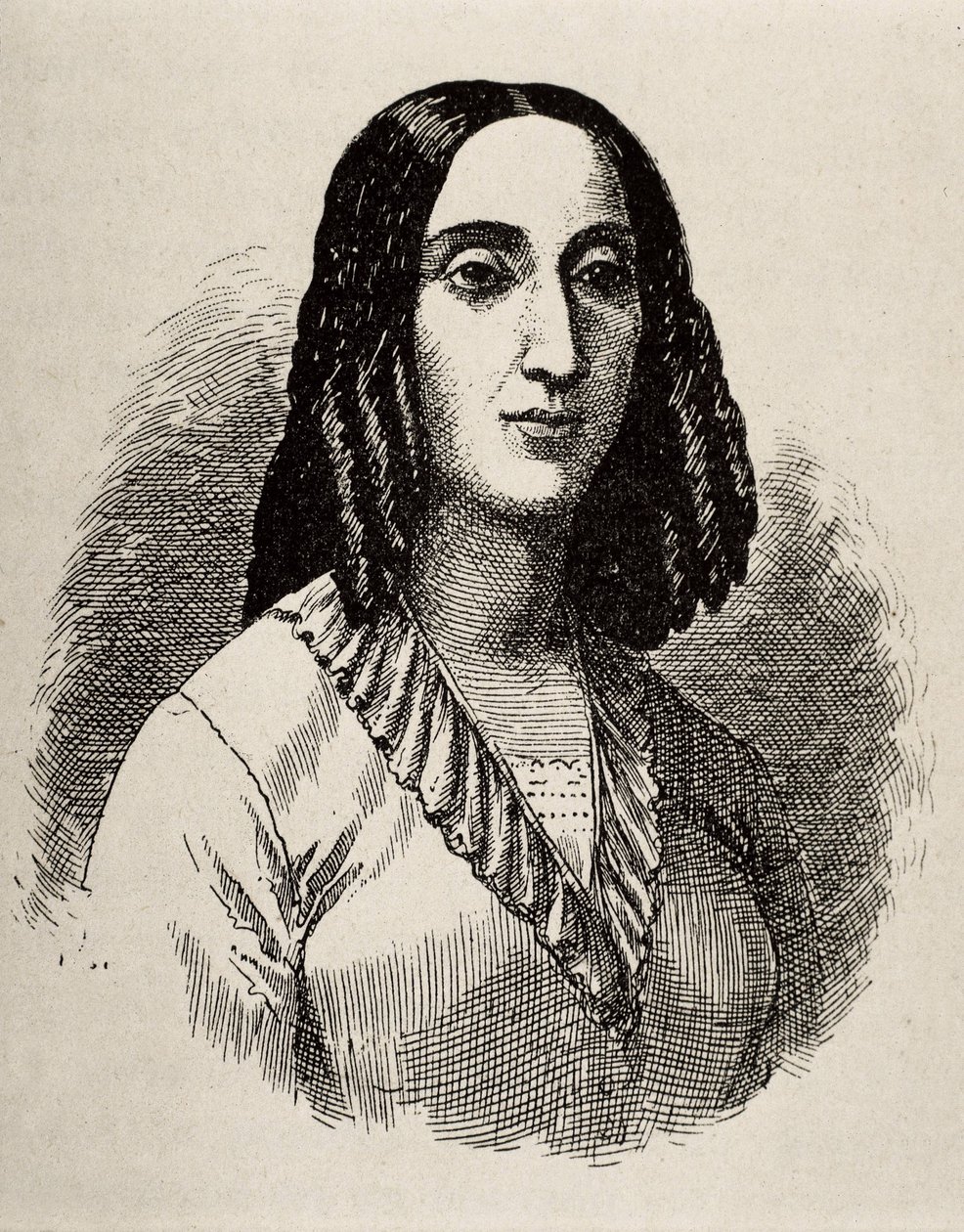 GORRITI, Juana Manuela (1818-1892), escritora argentina. Grabado. de Artist Unknown