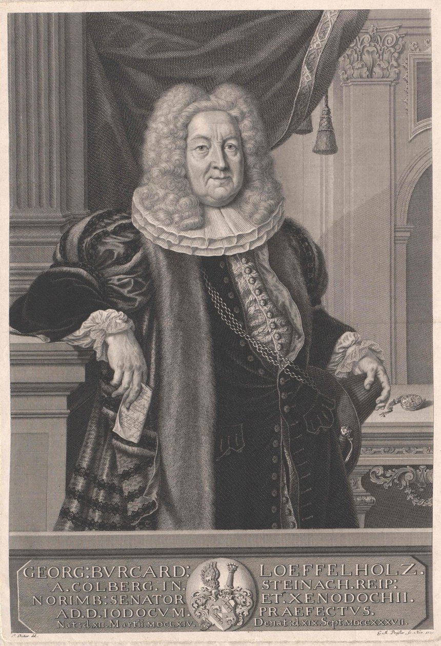 Georg Burkhard Loeffelholz von Colberg de Artist Unknown