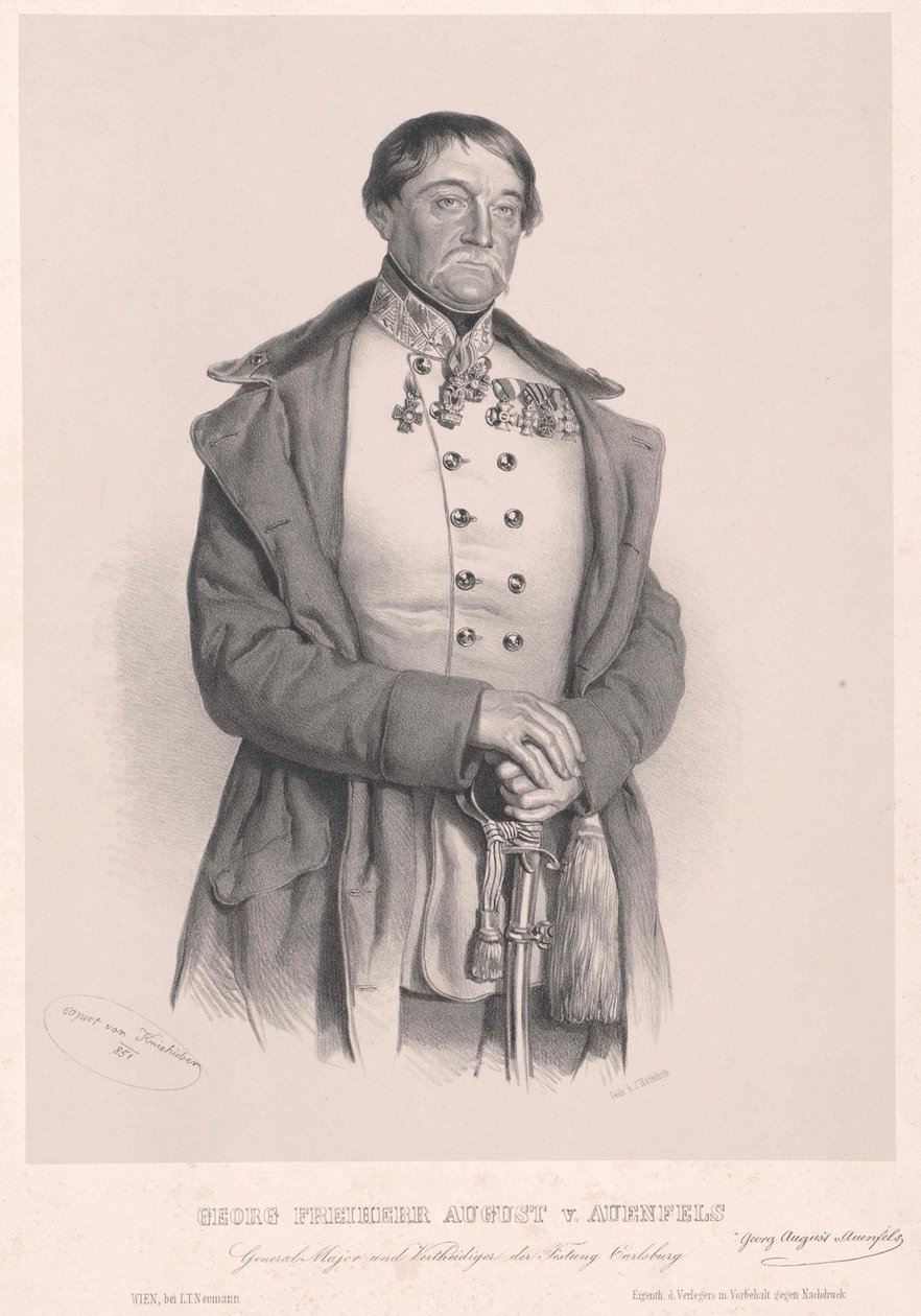 George barón August von Auenfels de Artist Unknown