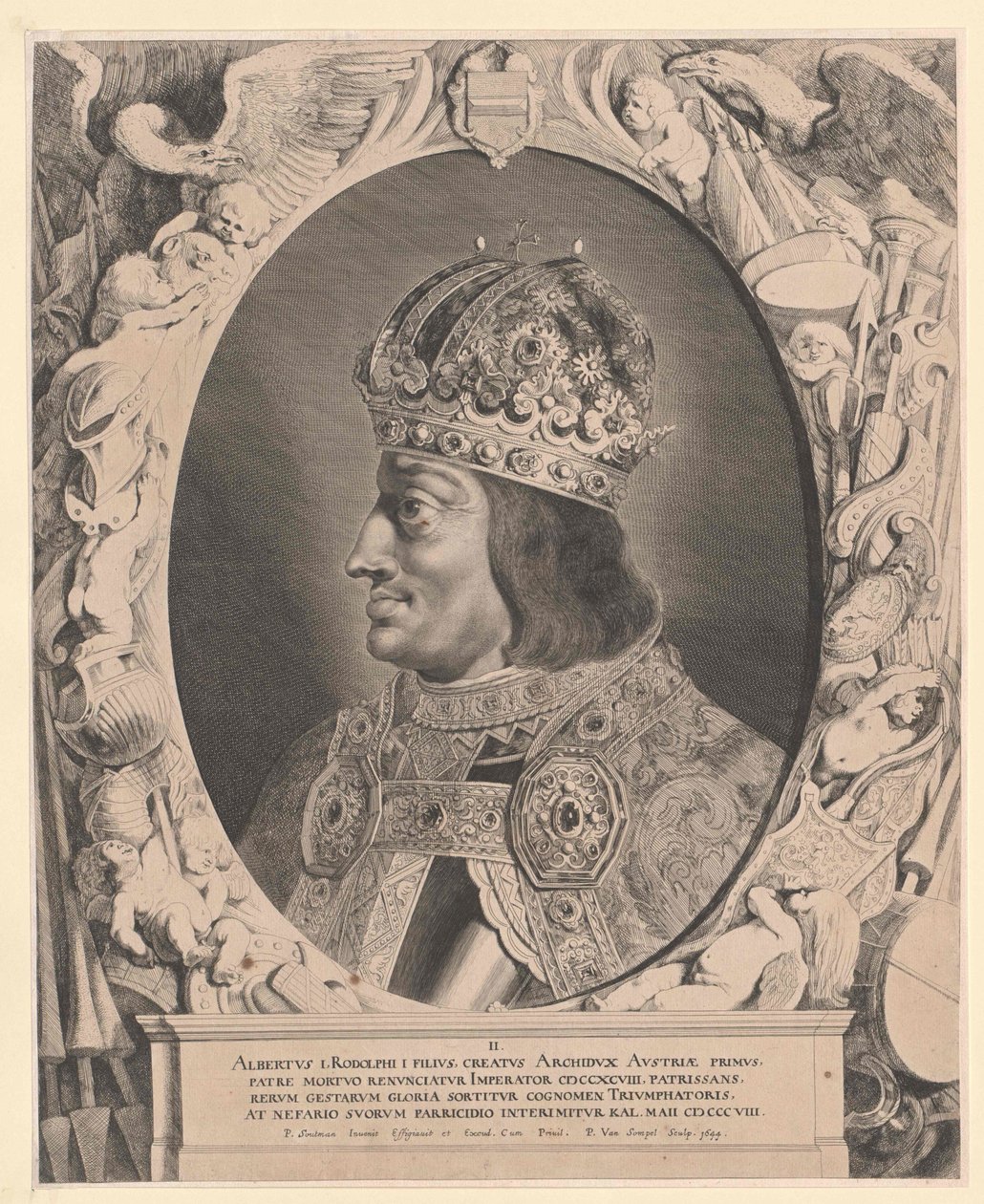 El rey alemán Alberto I de Artist Unknown