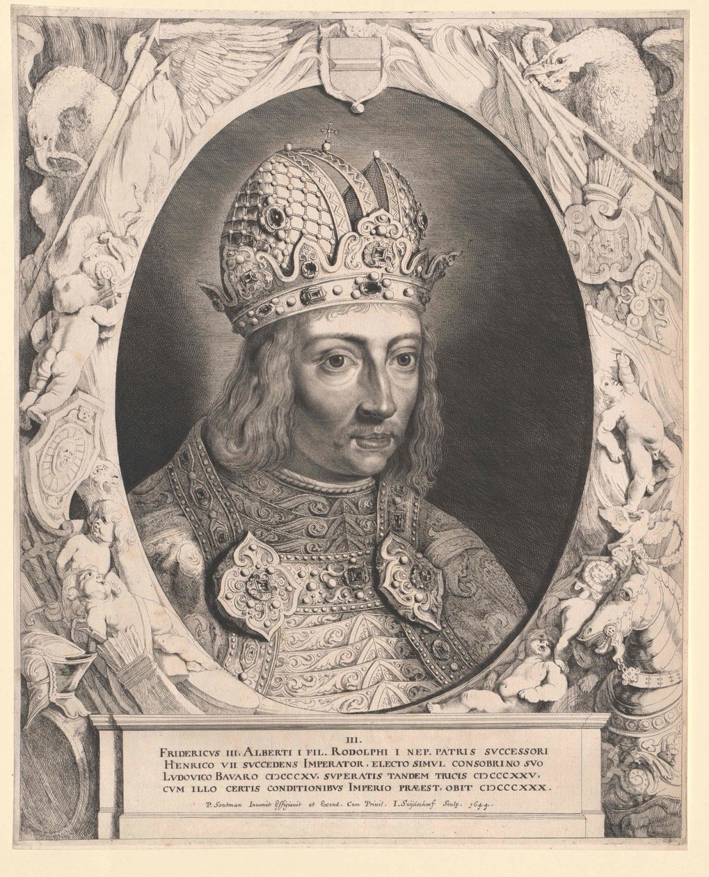 El rey alemán Federico III de la Bella de Artist Unknown