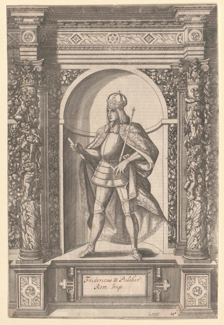 El rey alemán Federico el Hermoso de Artist Unknown