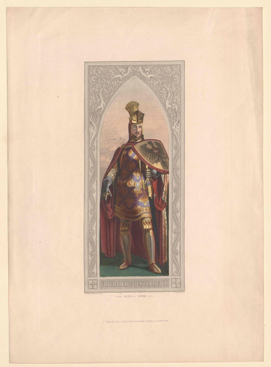 El rey alemán Federico el Hermoso de Artist Unknown