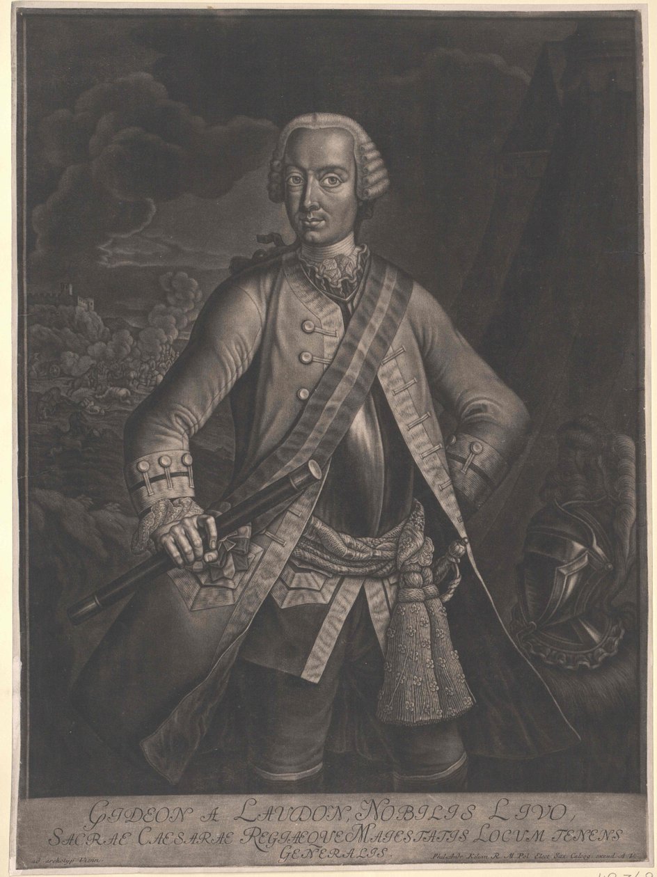 Gideon Ernst Barón de Loudon de Artist Unknown