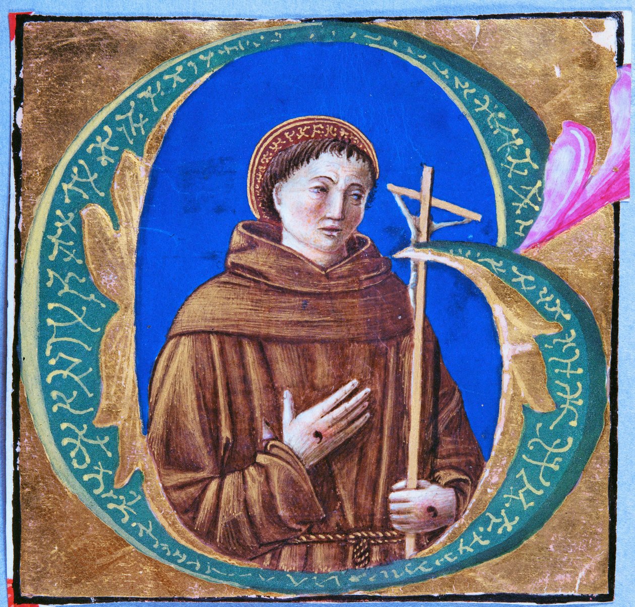 Gradual en nota 11, partitura para la música que se cantará en las gradas del altar, después de la epístola (pergamino) de Artist Unknown