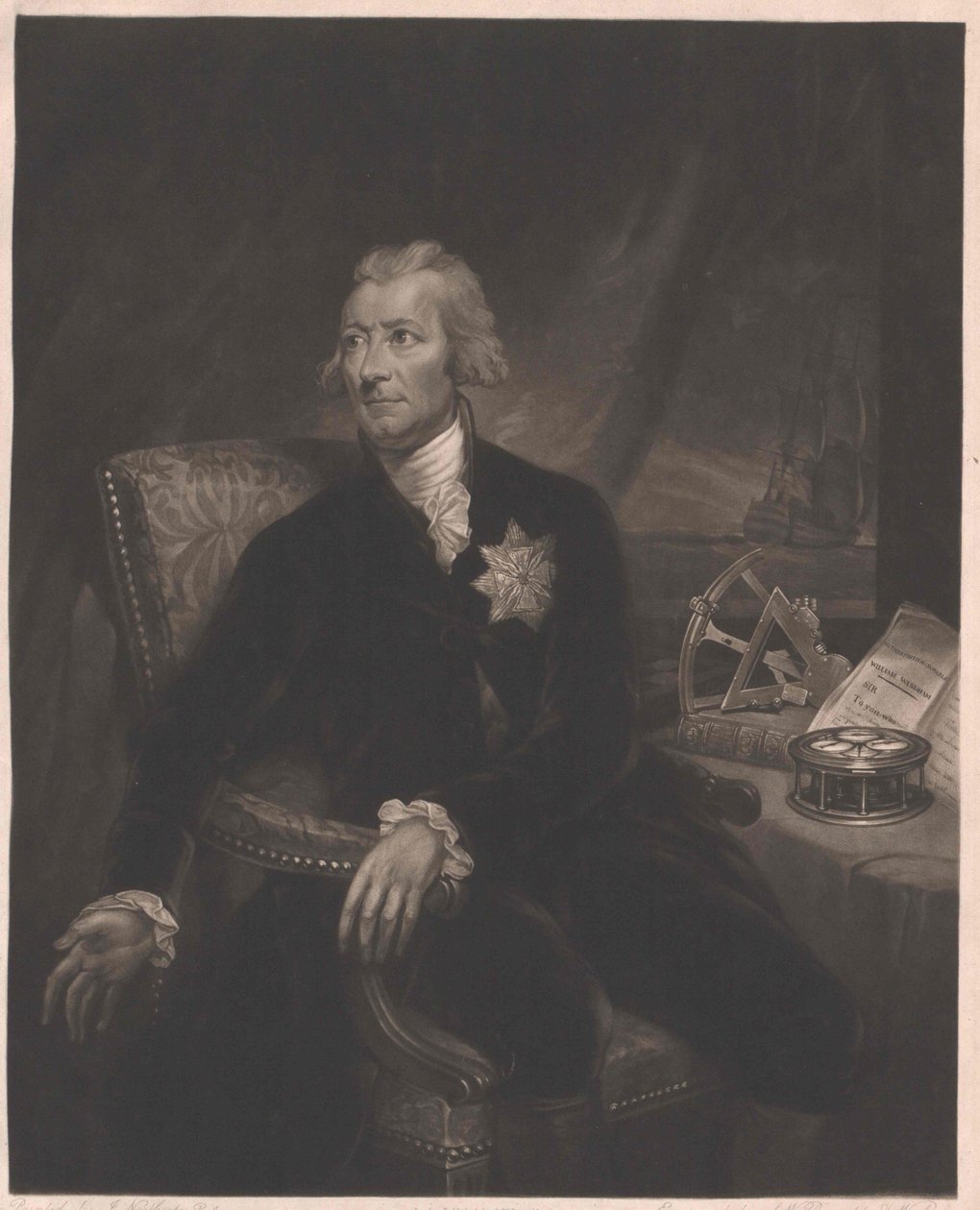Hans Moritz cuenta Bruehl de Artist Unknown