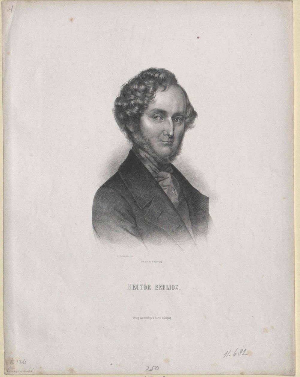 Hector Berlioz (imprimir) de Artist Unknown