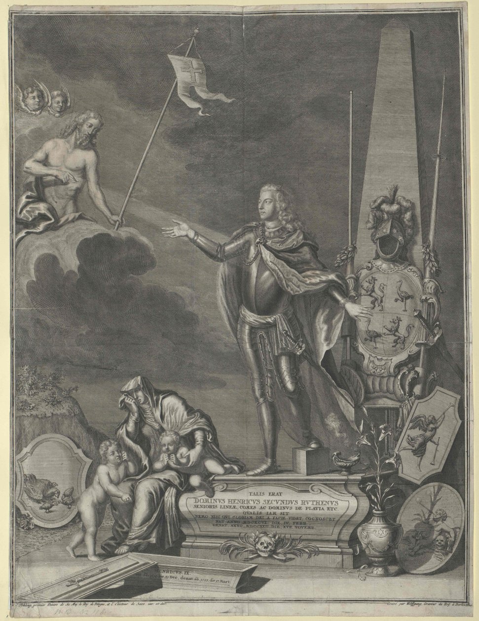 Henry cuenta de Reuss a Obergreiz de Artist Unknown