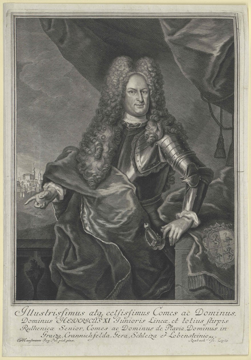 Henry cuenta Reuss a Schleiz de Artist Unknown