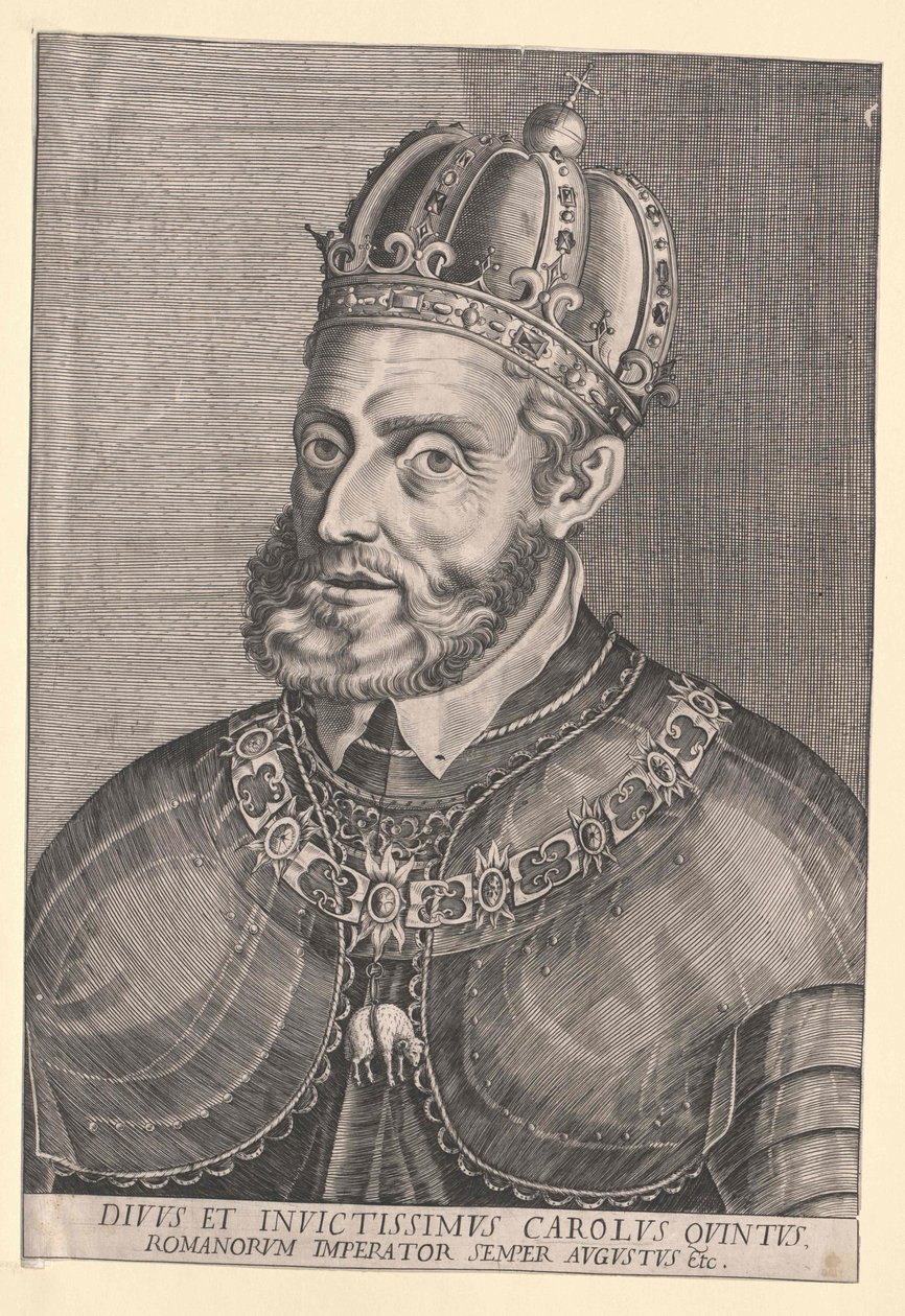 Carlos V, emperador del Sacro Imperio Romano Germánico de Artist Unknown