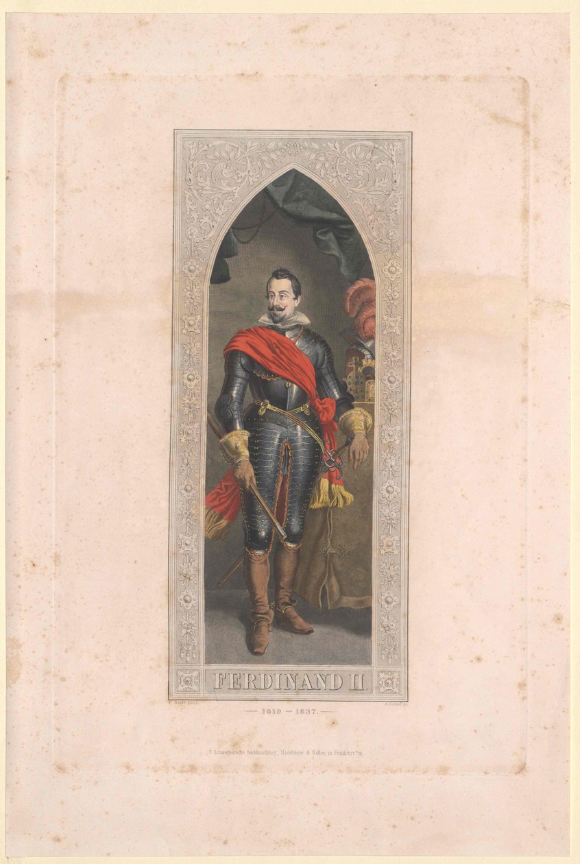 Emperador del Sacro Imperio Romano Germánico Fernando II de Artist Unknown