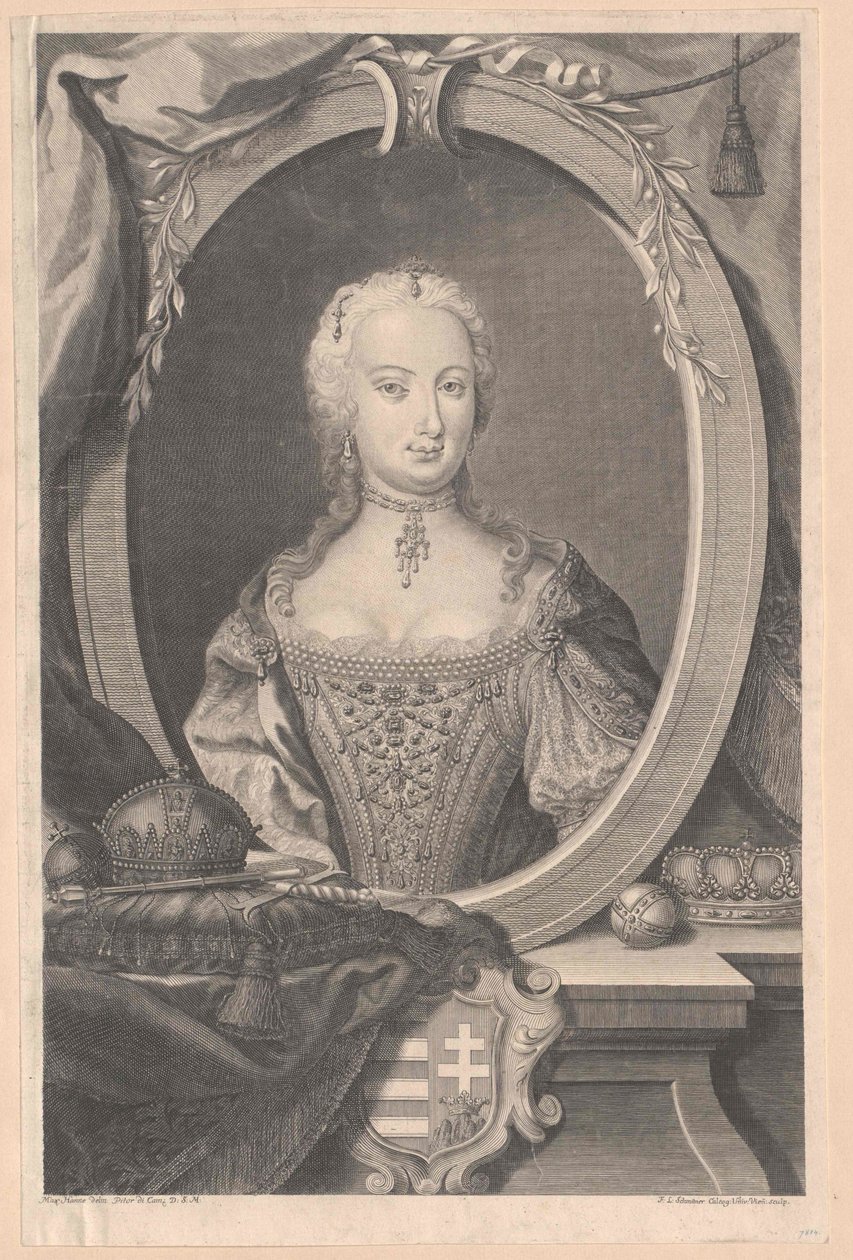 Emperatriz del Sacro Imperio Romano Germánico María Teresa de Artist Unknown