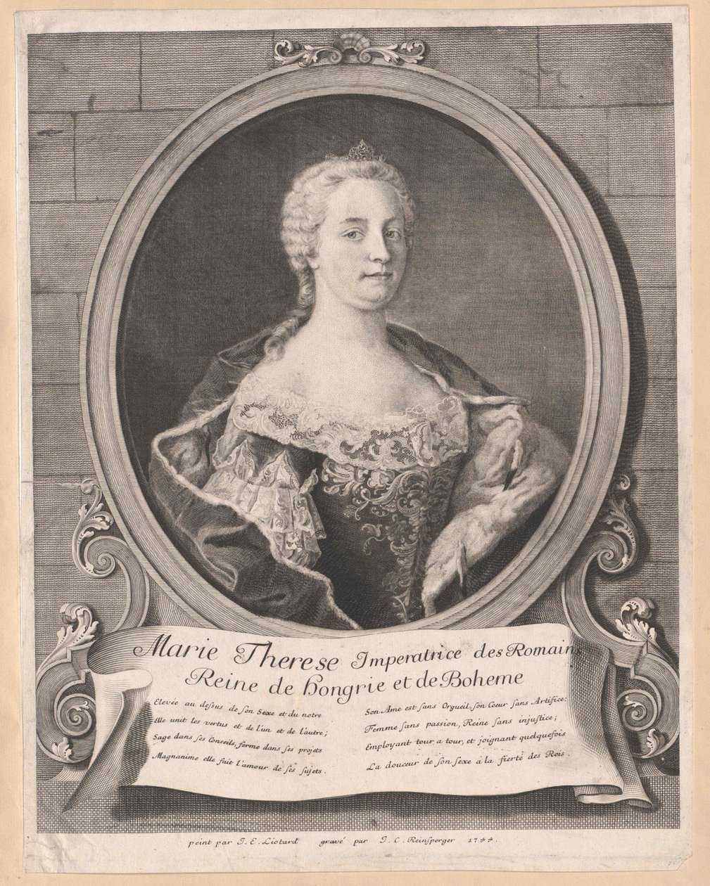 Emperatriz del Sacro Imperio Romano Germánico María Teresa de Artist Unknown