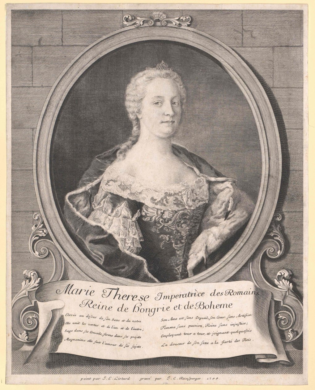 María Teresa, emperatriz del Sacro Imperio Romano Germánico de Artist Unknown