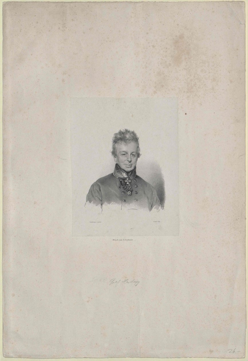 Ignaz cuenta Hardegg-Glatz de Artist Unknown