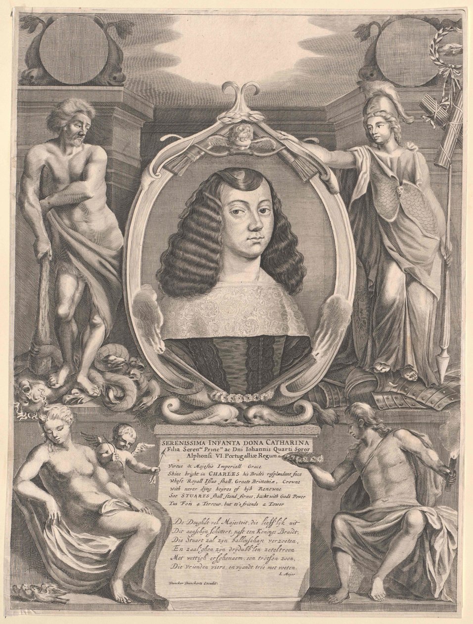 Infanta de Portugal Katharina (imprimir) de Artist Unknown