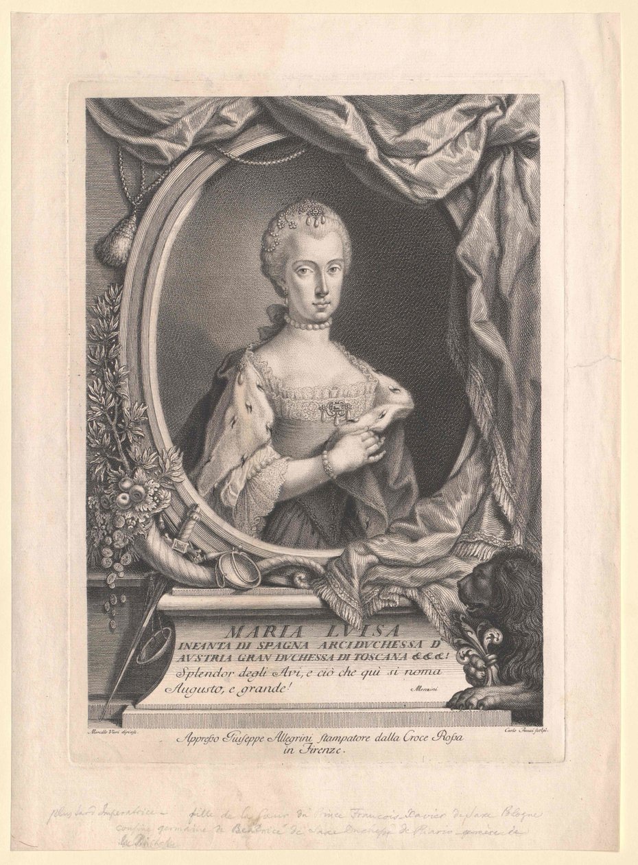 Infanta de España María Luisa de Artist Unknown