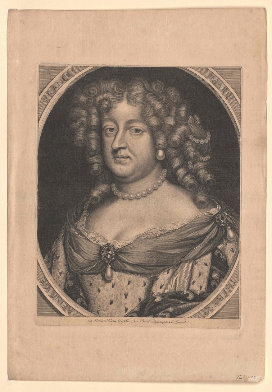 Infanta de España María Teresa (imprimir) de Artist Unknown