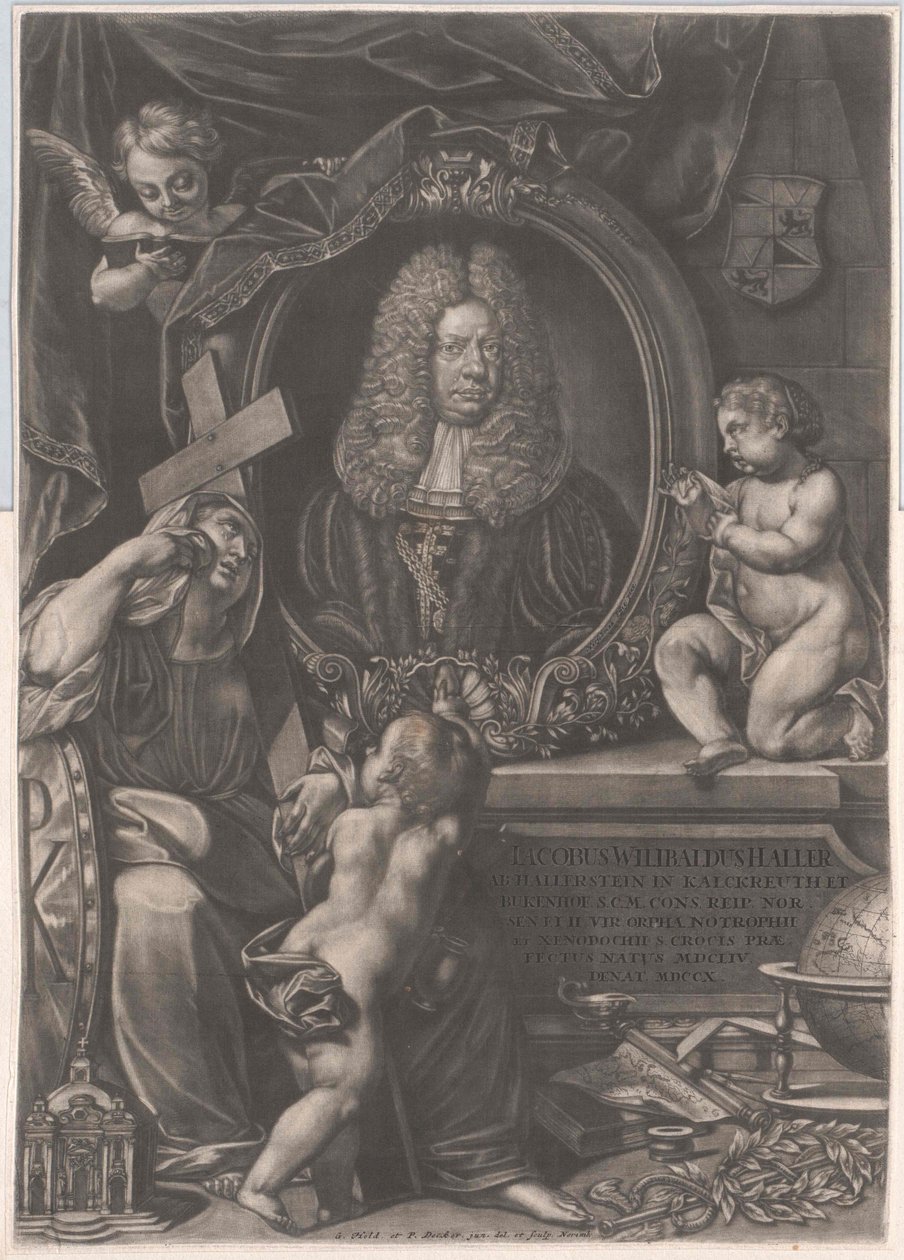 Jacob Wilibald Haller von Hallerstein (huella) de Artist Unknown