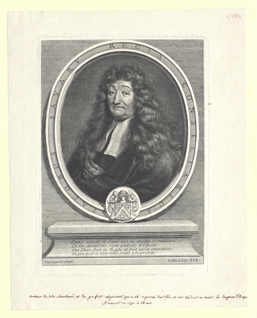 Jacques Savary (imprimir) de Artist Unknown