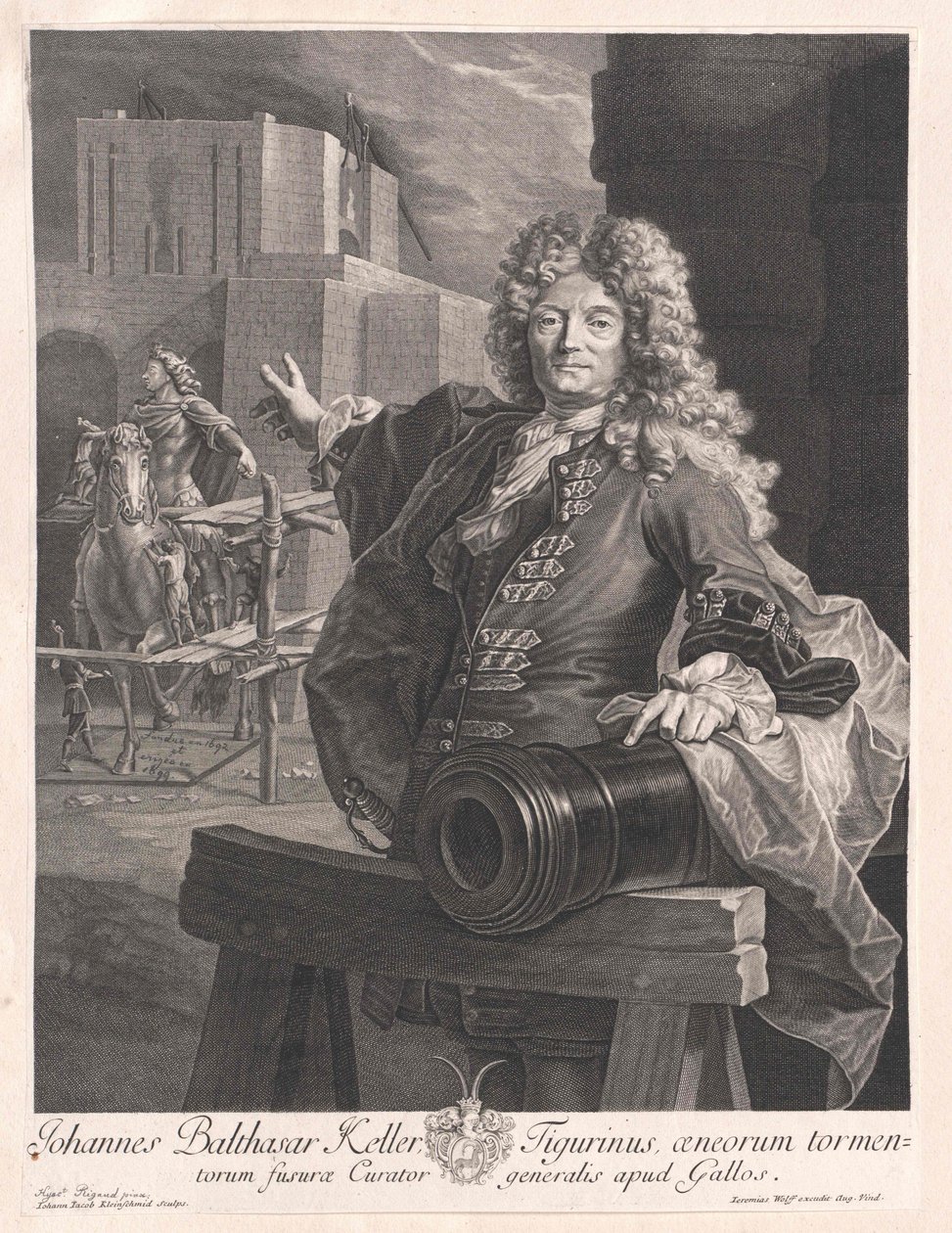 Jean Balthazar Keller de Artist Unknown