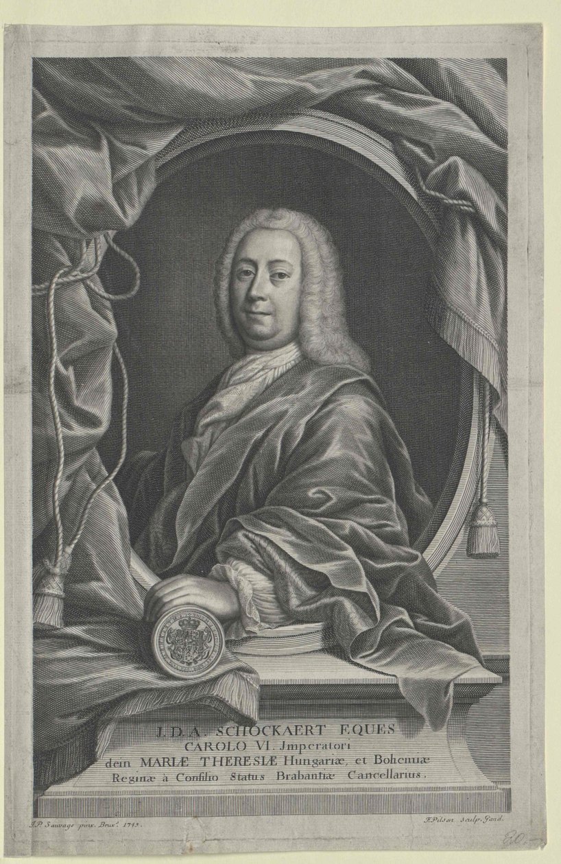 Jean Daniel Antoine Comte de Thirimont Scockart (impresión) de Artist Unknown