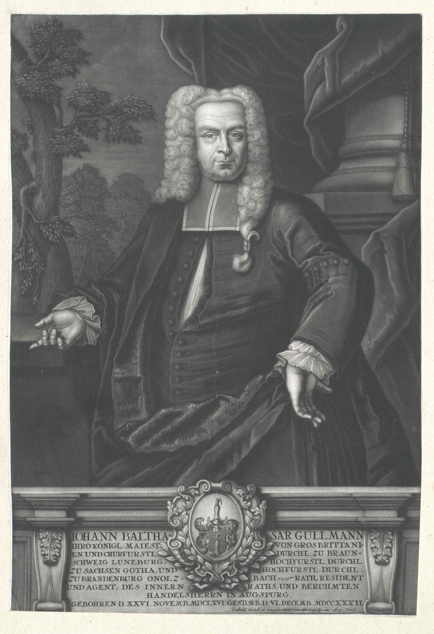 Sr. Johann Balthazar Gullmann de Artist Unknown
