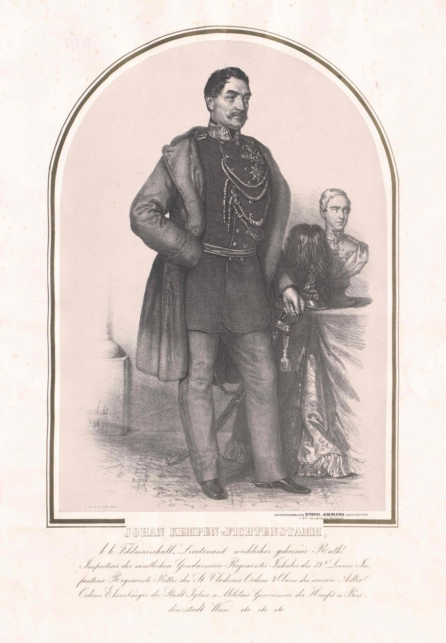 Johann Franz barón Kempen von Fichtenstamm de Artist Unknown