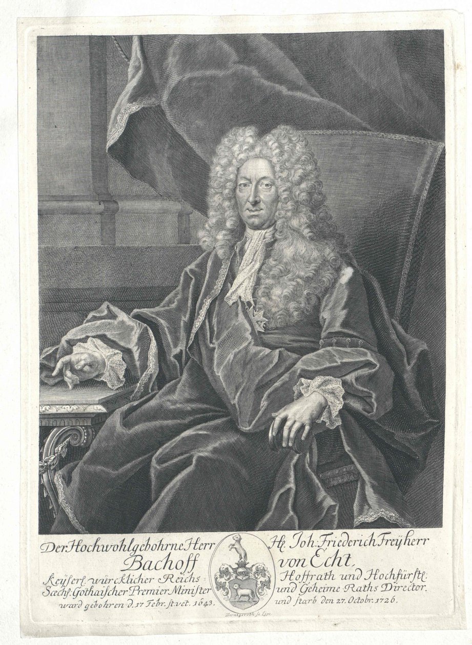 Johann Frederick barón Bachoff de lifelike de Artist Unknown