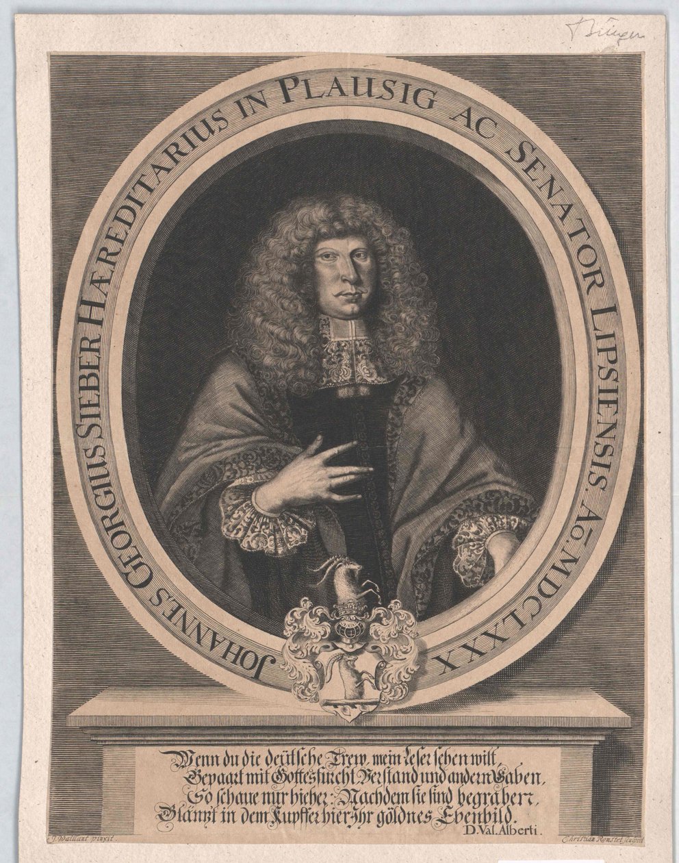 Sr. Johann Georg Sifter de Artist Unknown