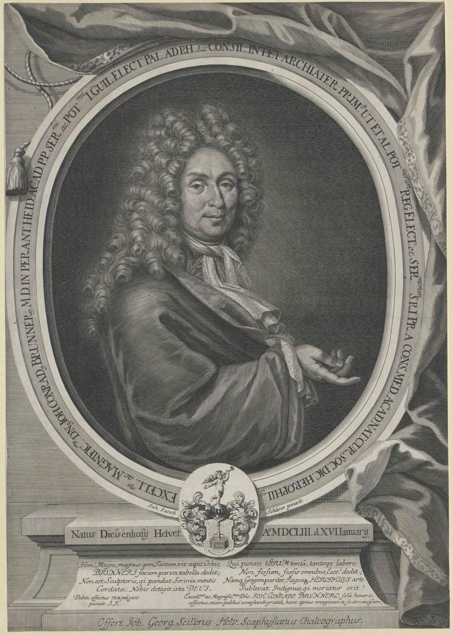 Johann Konrad Brunner (imprimir) de Artist Unknown
