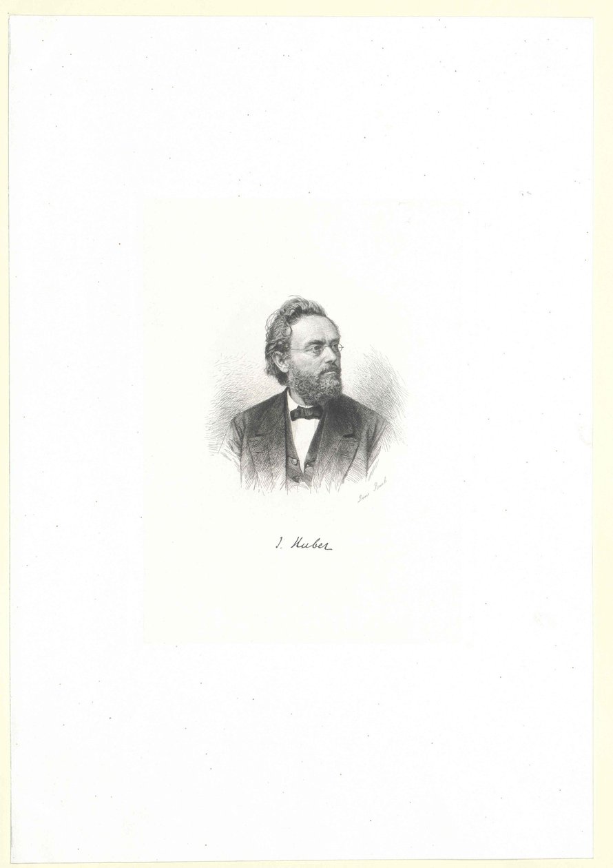 Johannes Huber (imprimir) de Artist Unknown