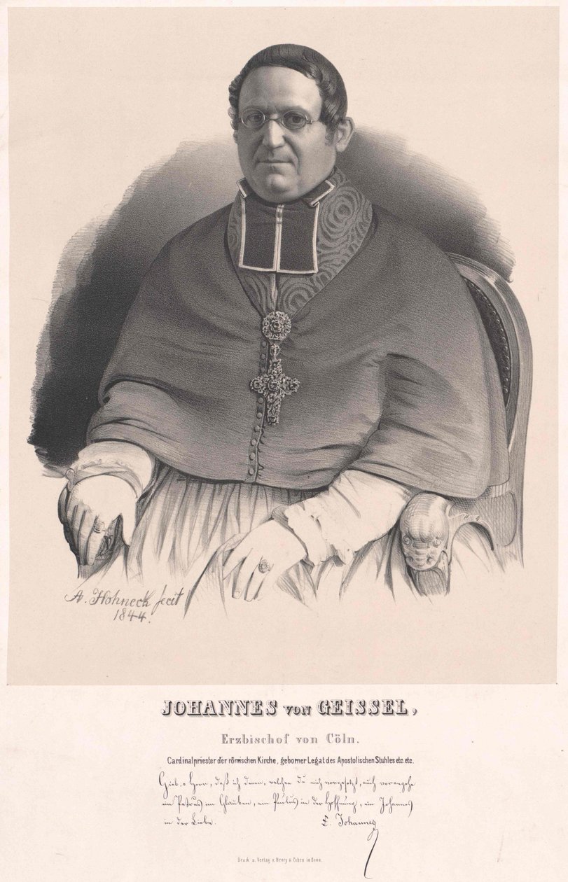 Johannes von Geissel de Artist Unknown