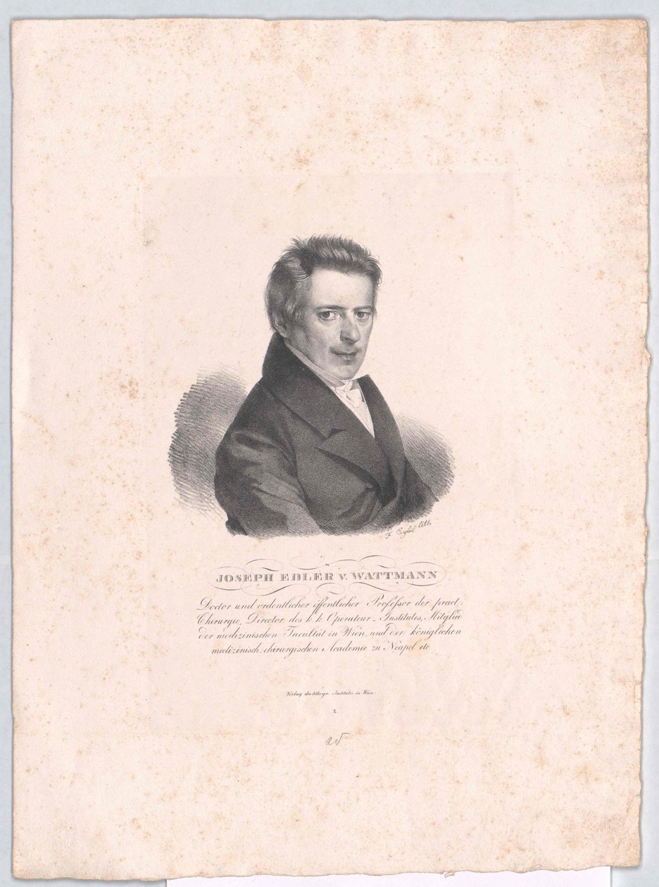 Joseph Barón Wattmann-Maelcamp-Beaulieu (imprimir) de Artist Unknown