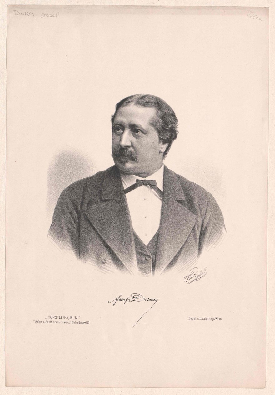 Joseph Durm (imprimir) de Artist Unknown