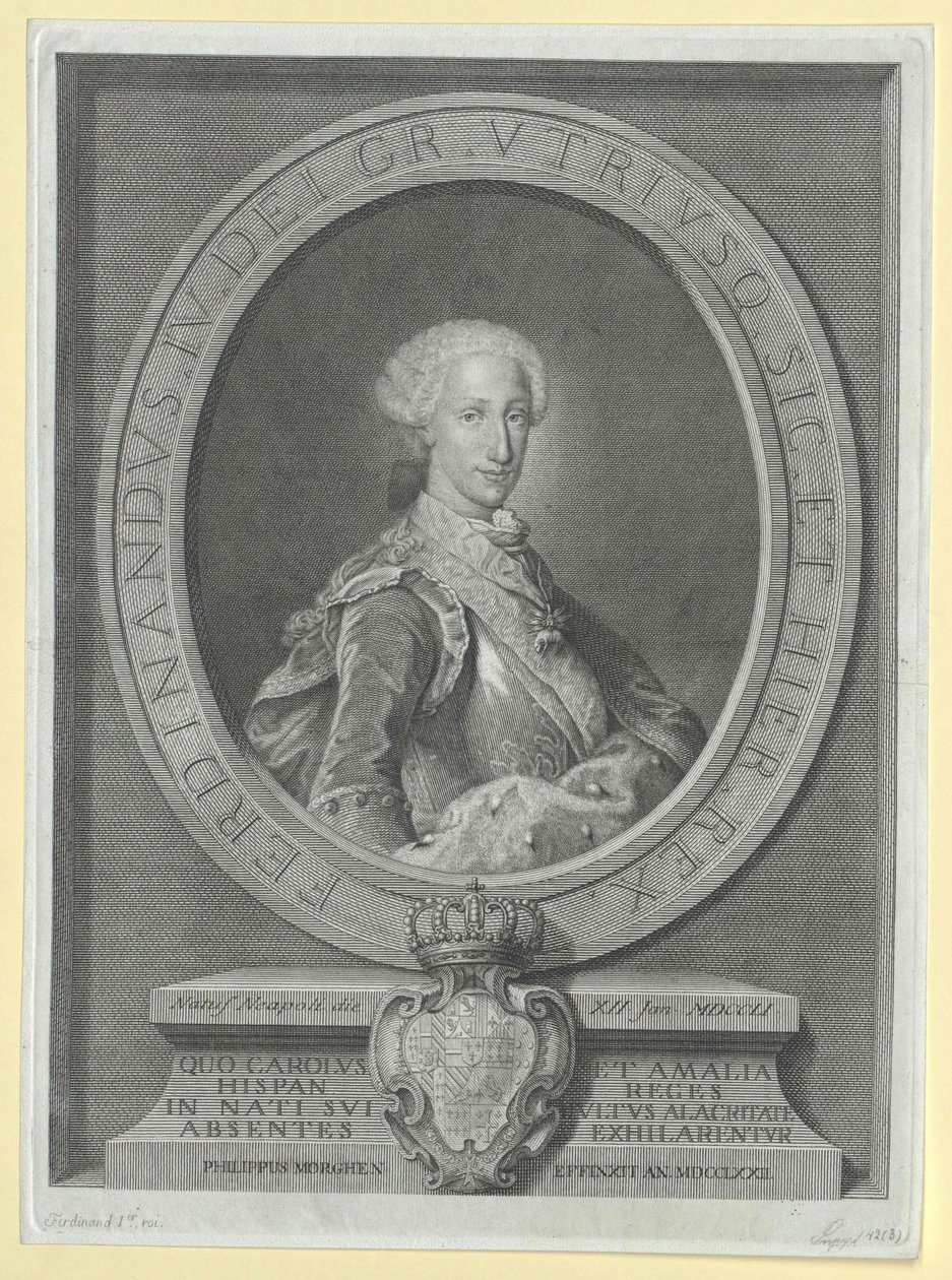 Rey ambos de Sicilia Fernando I de Artist Unknown