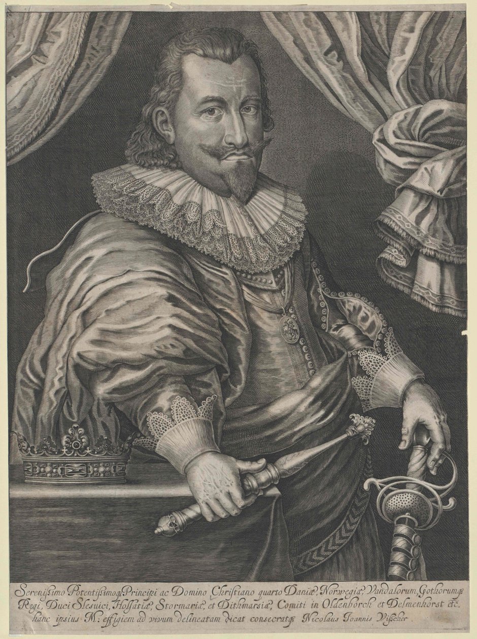 Rey de Dinamarca Christian IV de Artist Unknown