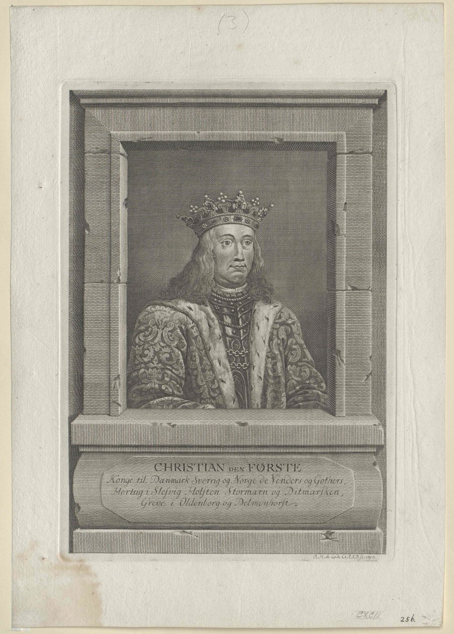 Rey de Dinamarca Christian I de Artist Unknown