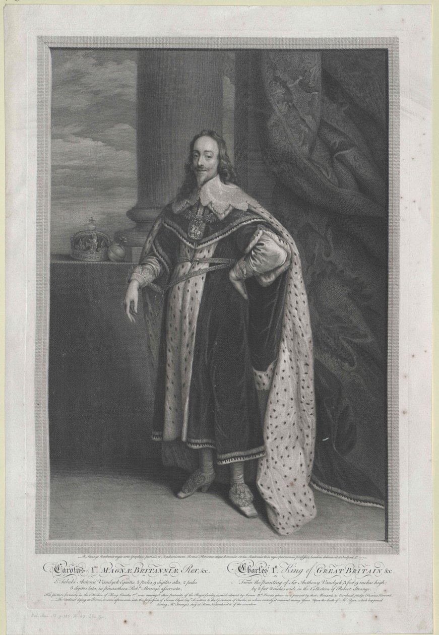 Rey de Inglaterra Carlos I de Artist Unknown