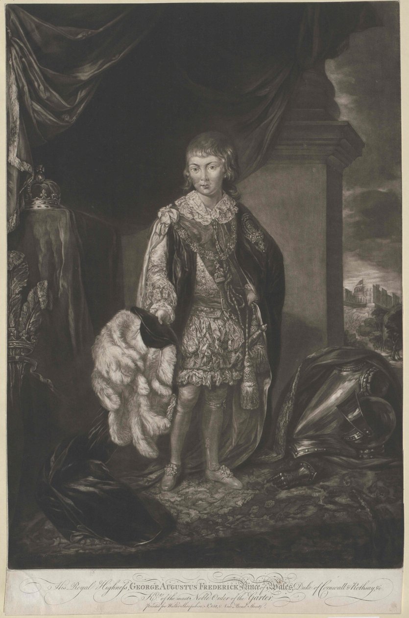Rey de Inglaterra Jorge IV de Artist Unknown