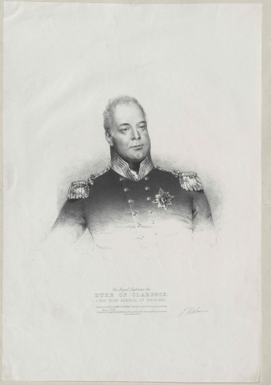 Rey de Inglaterra Guillermo IV de Artist Unknown