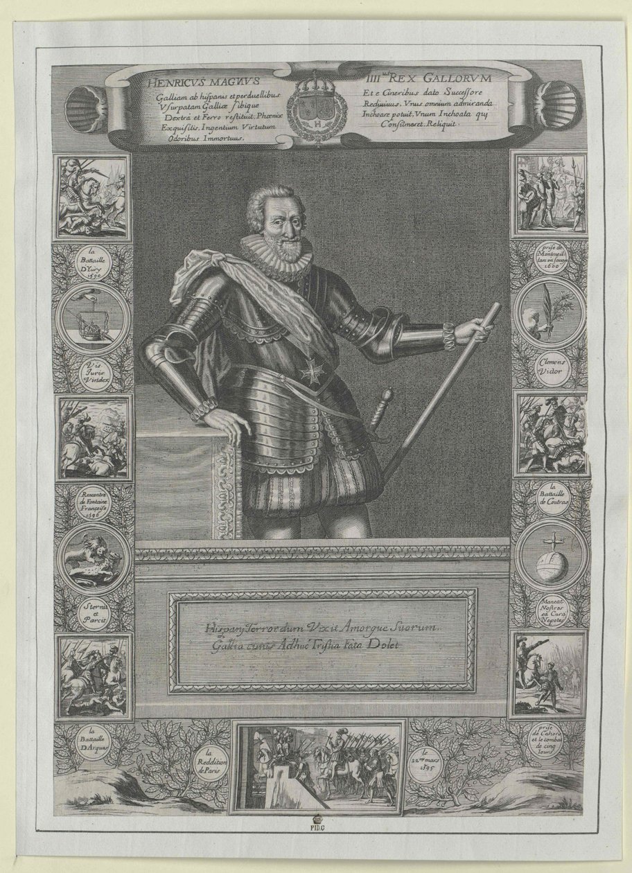 Rey de Francia Enrique IV de Artist Unknown