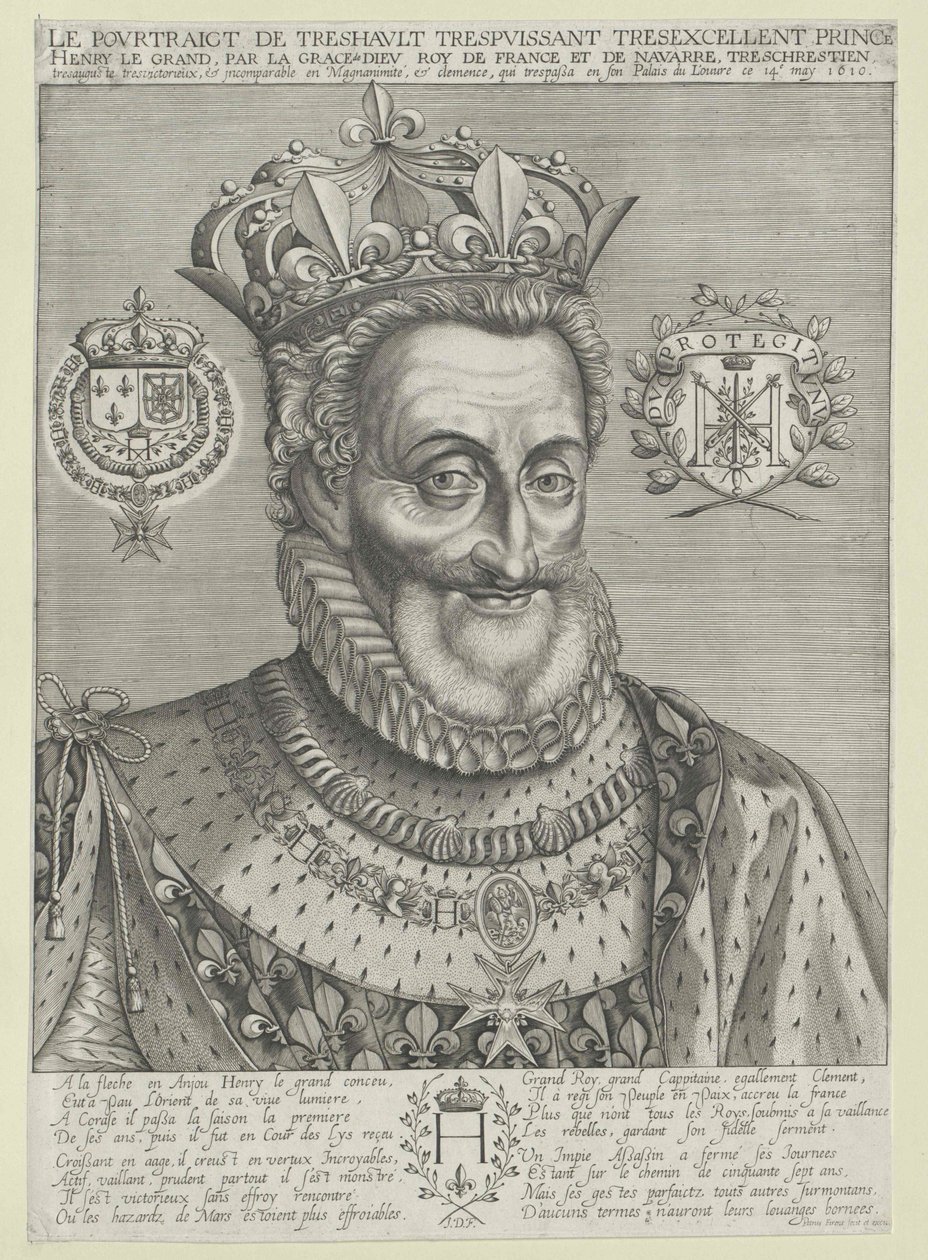 Rey de Francia Enrique IV de Artist Unknown