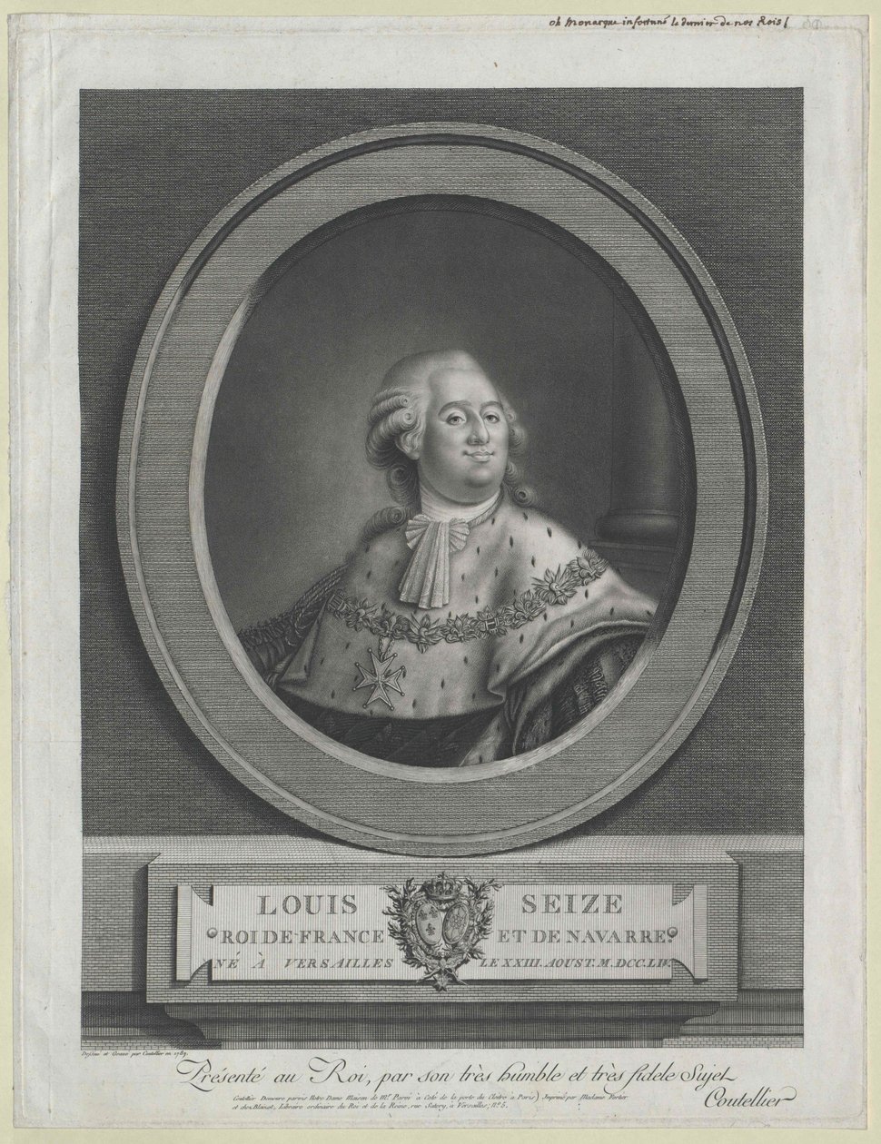 Rey de Francia Luis XVI de Artist Unknown